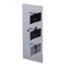 Alfi Brand Polished Chrm Concealed 3-Way Thermostatic Valve Shower Mixer Sqr Knob AB2801-PC - alternate 1